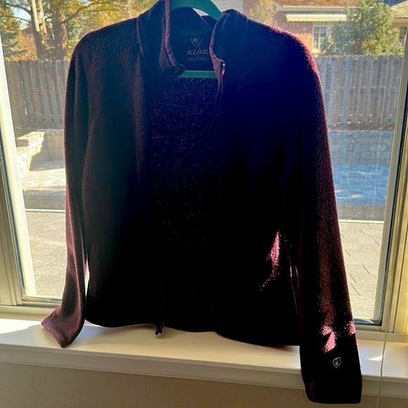 Kuhl Aflpaca Purple Full ZIp Fleece Jacket Women's - Picture 1 of 4